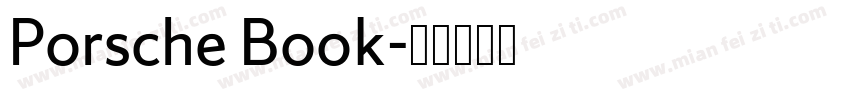 Porsche Book字体转换